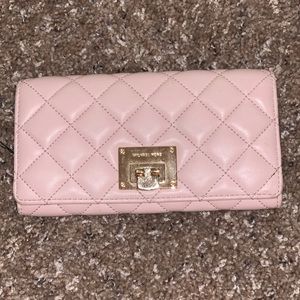 Pink mk wallet